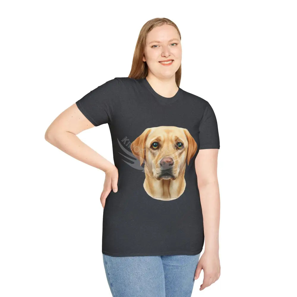 Yellow Labrador Retriever Dog Lab Parent Tee - Softstyle T-Shirt T-Shirt