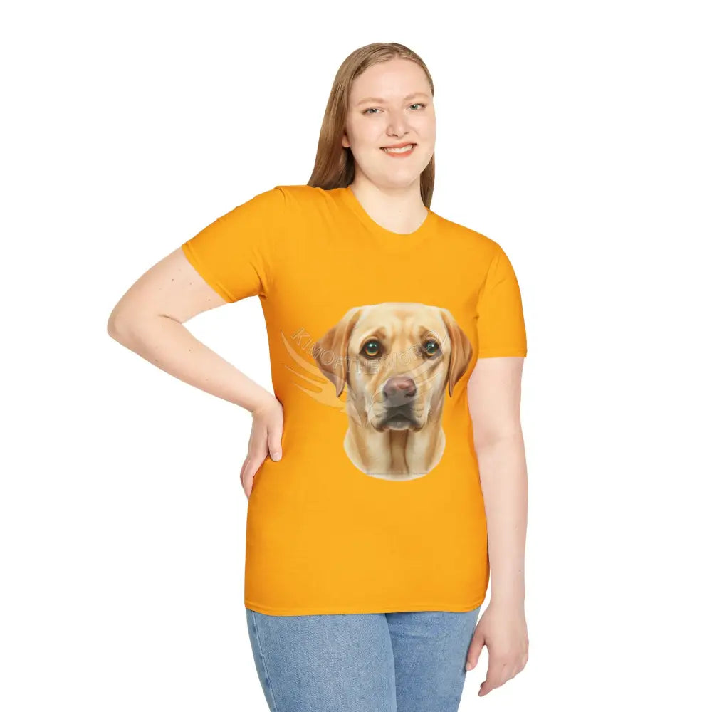 Yellow Labrador Retriever Dog Lab Parent Tee - Softstyle T-Shirt T-Shirt
