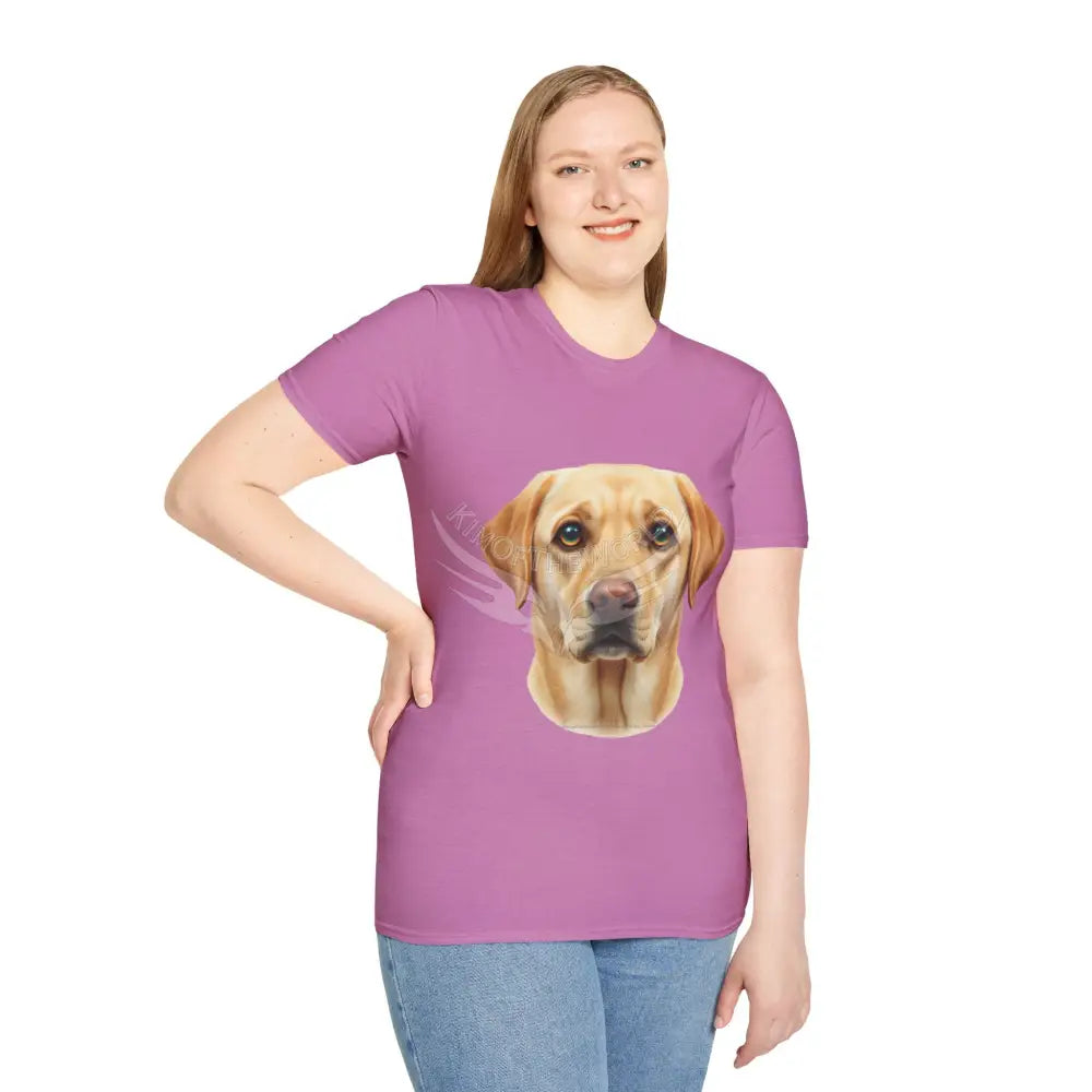 Yellow Labrador Retriever Dog Lab Parent Tee - Softstyle T-Shirt T-Shirt