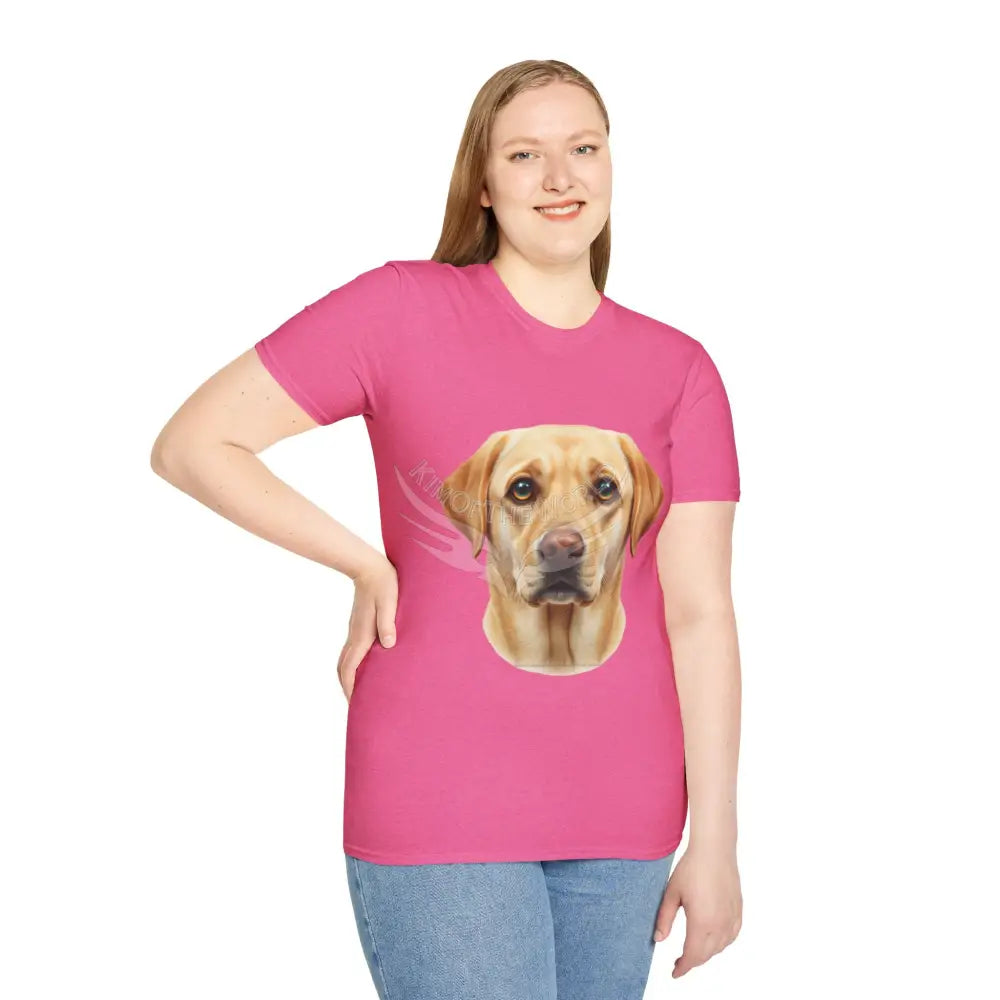 Yellow Labrador Retriever Dog Lab Parent Tee - Softstyle T-Shirt T-Shirt
