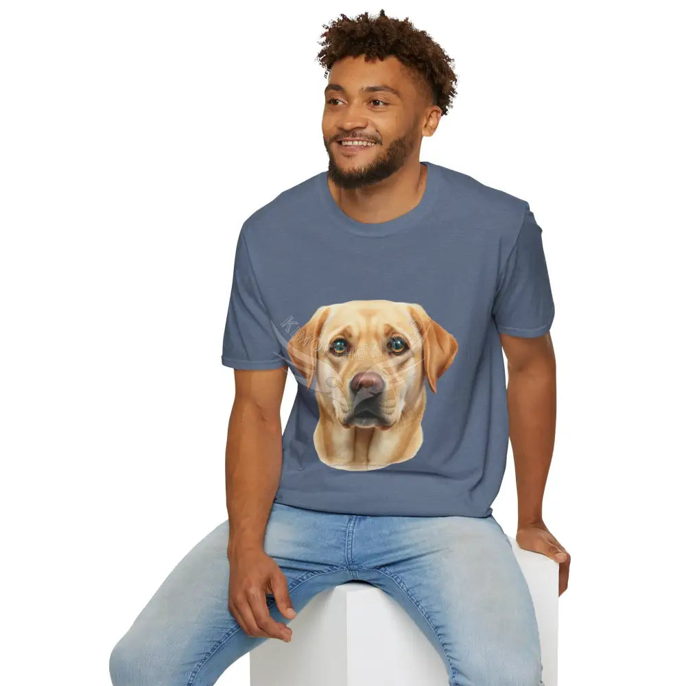 Yellow Labrador Retriever Dog Lab Parent Tee - Softstyle T-Shirt T-Shirt