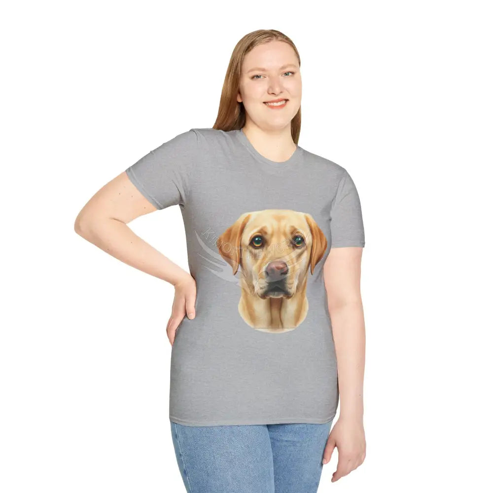 Yellow Labrador Retriever Dog Lab Parent Tee - Softstyle T-Shirt T-Shirt