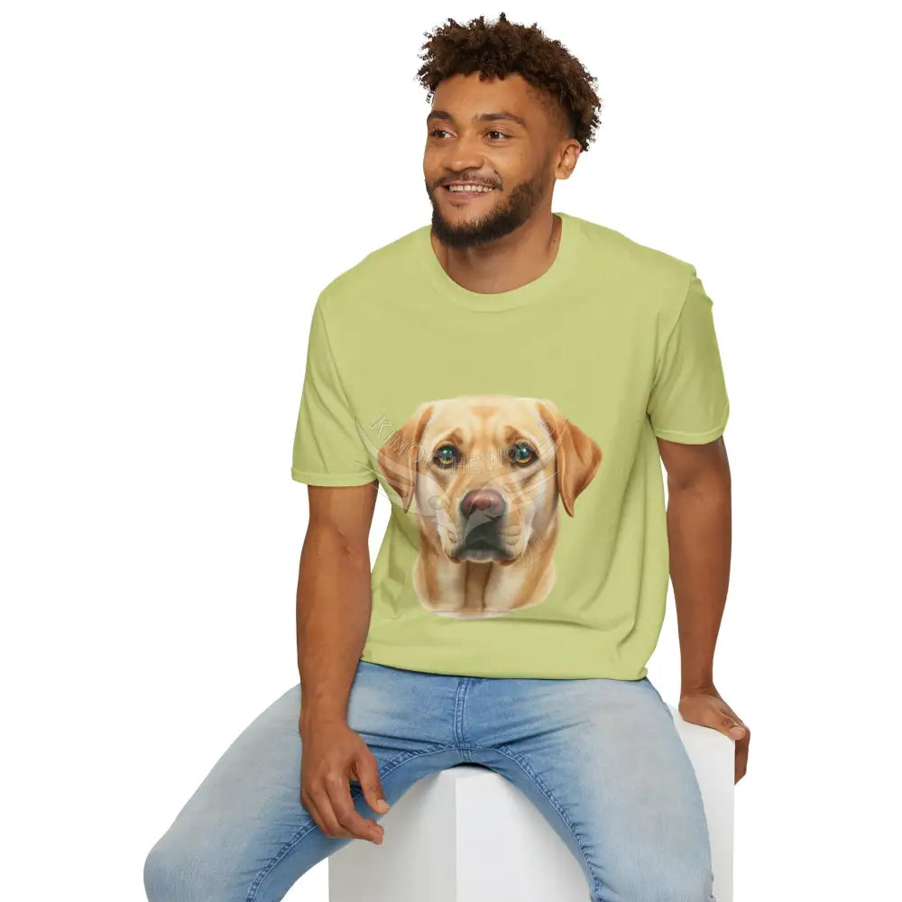 Yellow Labrador Retriever Dog Lab Parent Tee - Softstyle T-Shirt T-Shirt
