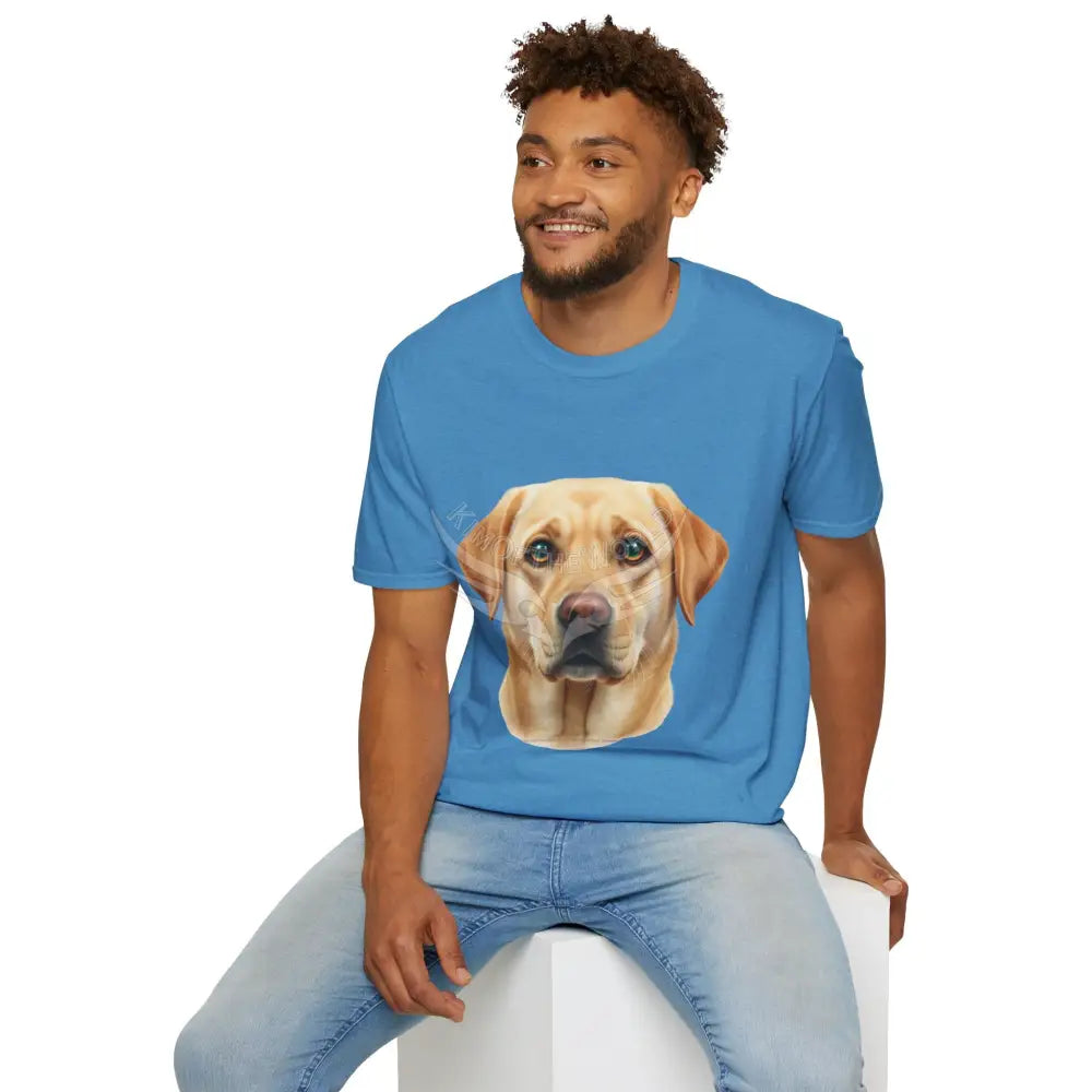 Yellow Labrador Retriever Dog Lab Parent Tee - Softstyle T-Shirt T-Shirt