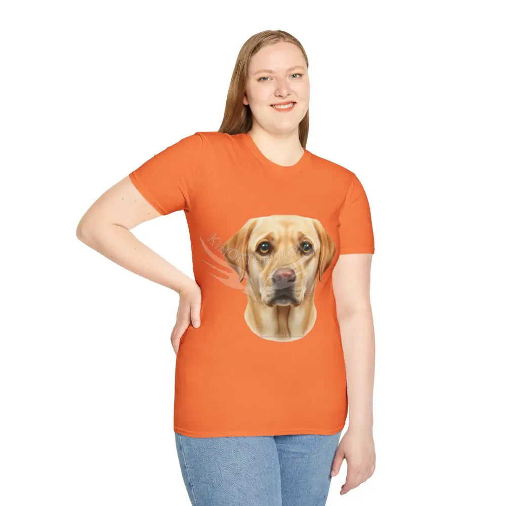 Yellow Labrador Retriever Dog Lab Parent Tee - Softstyle T-Shirt T-Shirt