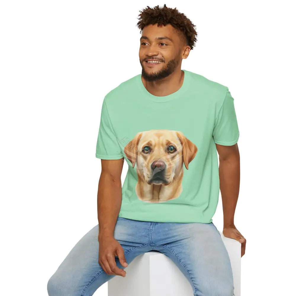 Yellow Labrador Retriever Dog Lab Parent Tee - Softstyle T-Shirt T-Shirt