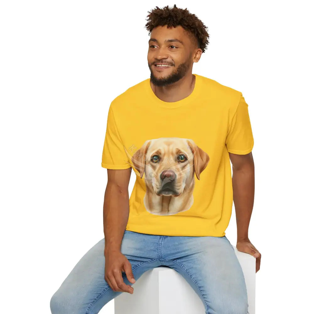 Yellow Labrador Retriever Dog Lab Parent Tee - Softstyle T-Shirt T-Shirt