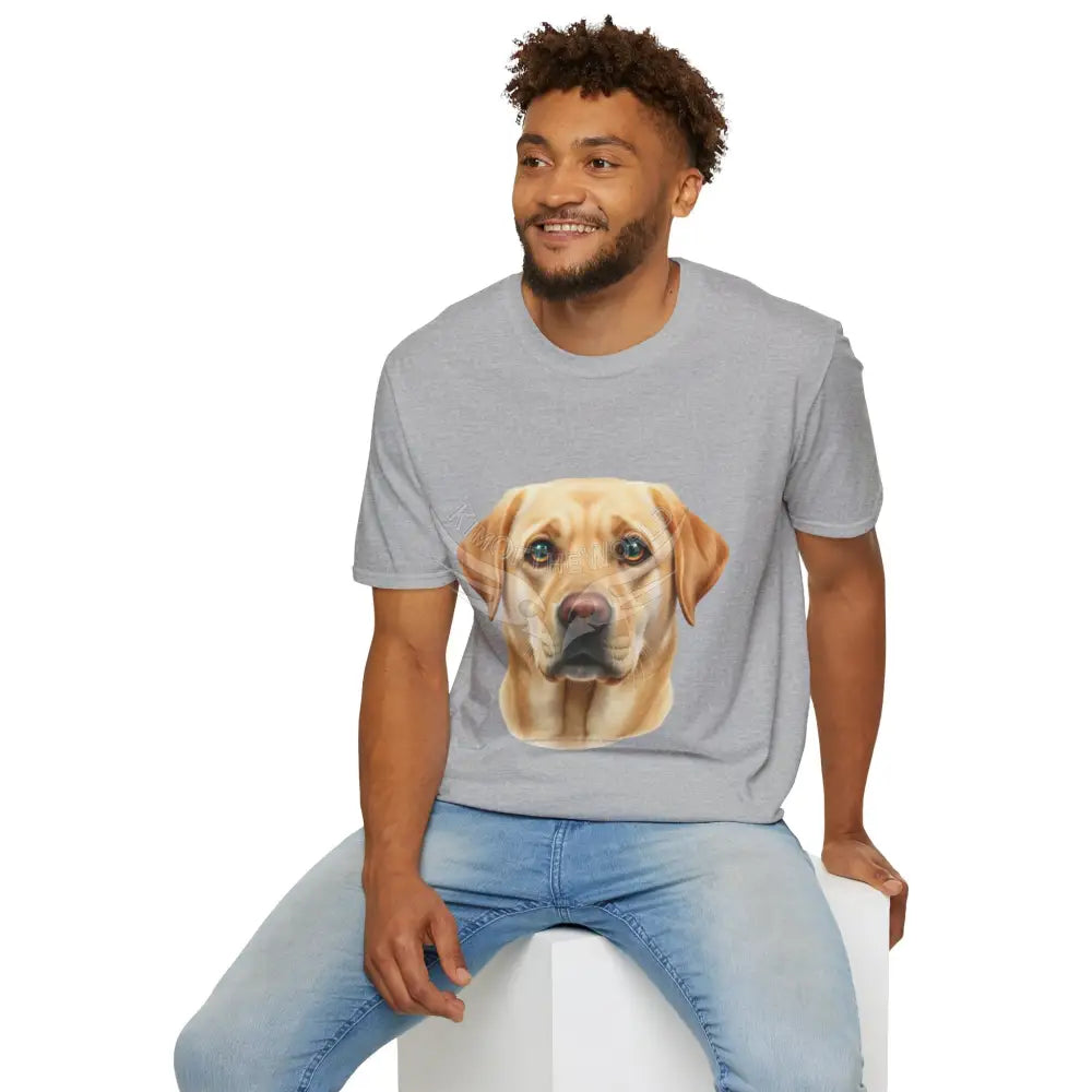 Yellow Labrador Retriever Dog Lab Parent Tee - Softstyle T-Shirt T-Shirt