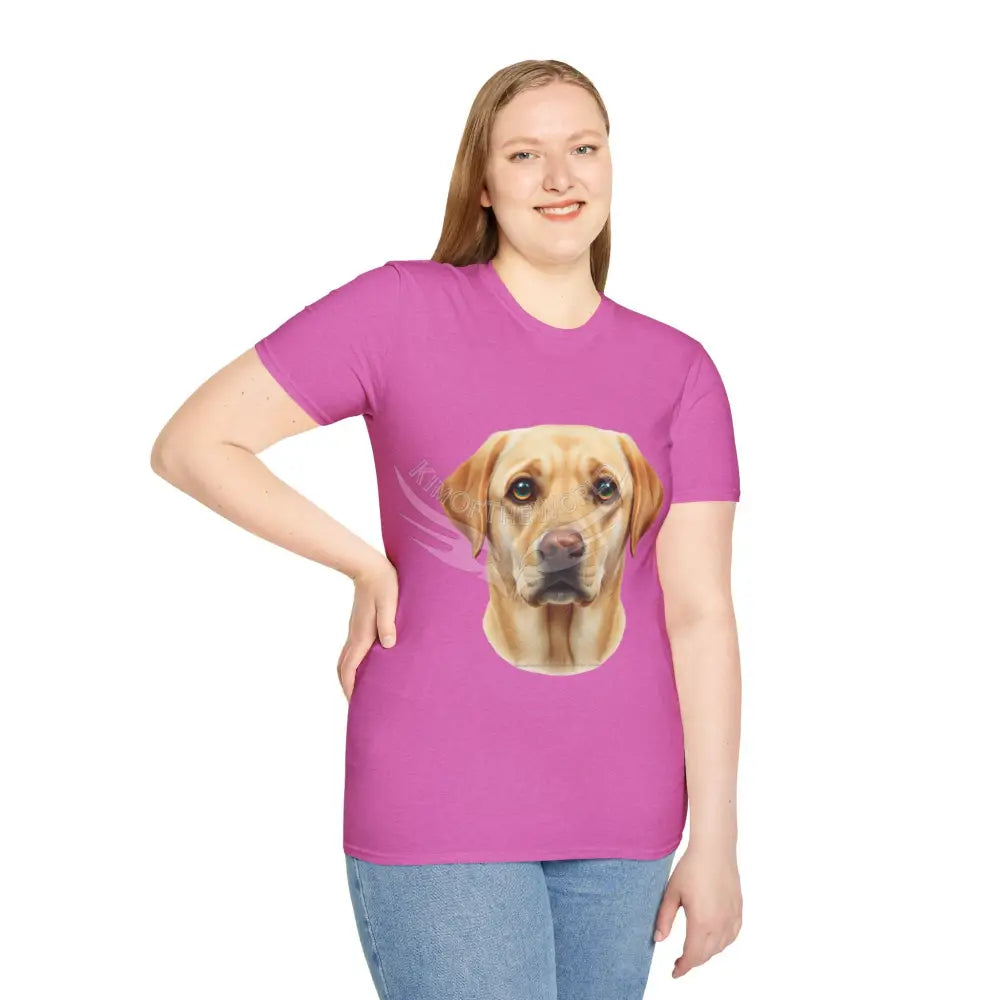 Yellow Labrador Retriever Dog Lab Parent Tee - Softstyle T-Shirt T-Shirt