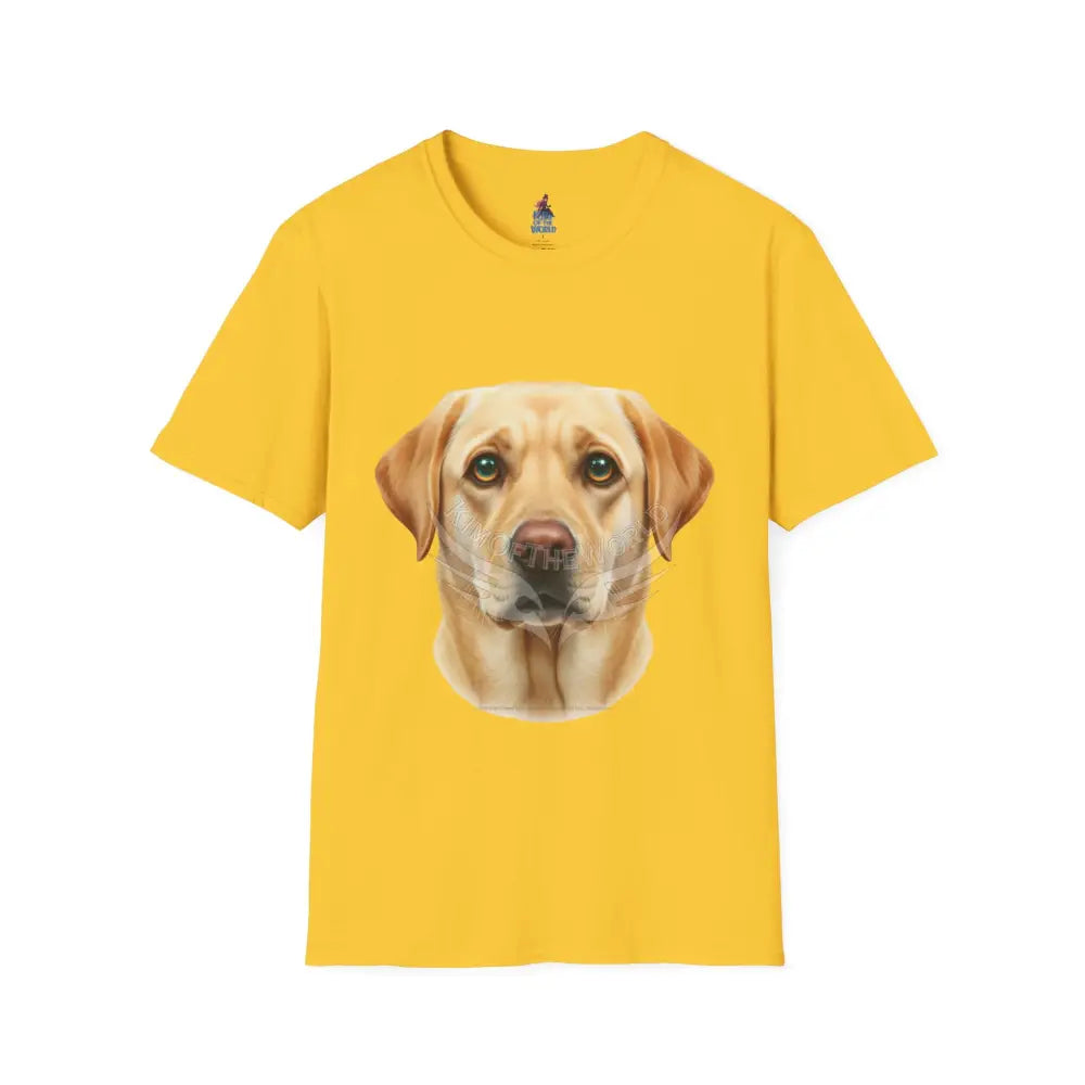 Yellow Labrador Retriever Dog Lab Parent Tee - Softstyle T-Shirt Daisy / S T-Shirt