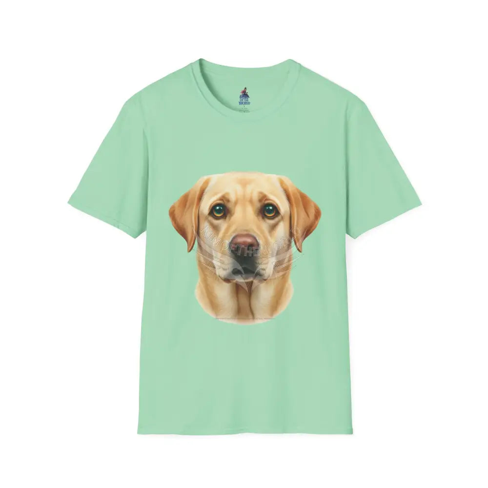 Yellow Labrador Retriever Dog Lab Parent Tee - Softstyle T-Shirt Mint Green / S T-Shirt
