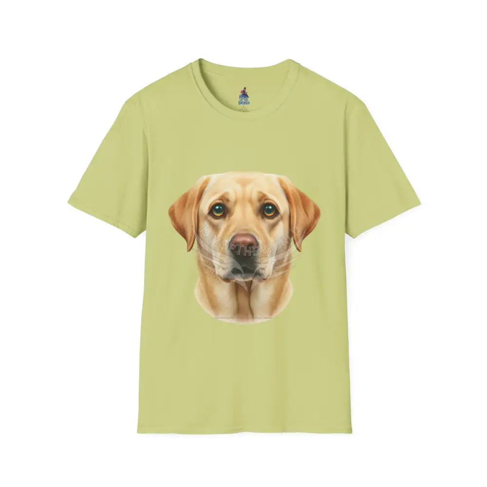 Yellow Labrador Retriever Dog Lab Parent Tee - Softstyle T-Shirt Pistachio / S T-Shirt