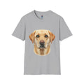Yellow Labrador Retriever Dog Lab Parent Tee - Softstyle T-Shirt Sport Grey / XS T-Shirt