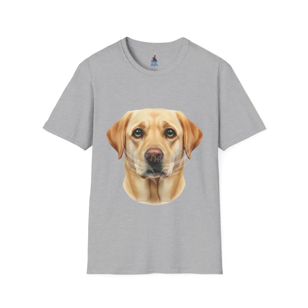 Yellow Labrador Retriever Dog Lab Parent Tee - Softstyle T-Shirt Sport Grey / XS T-Shirt